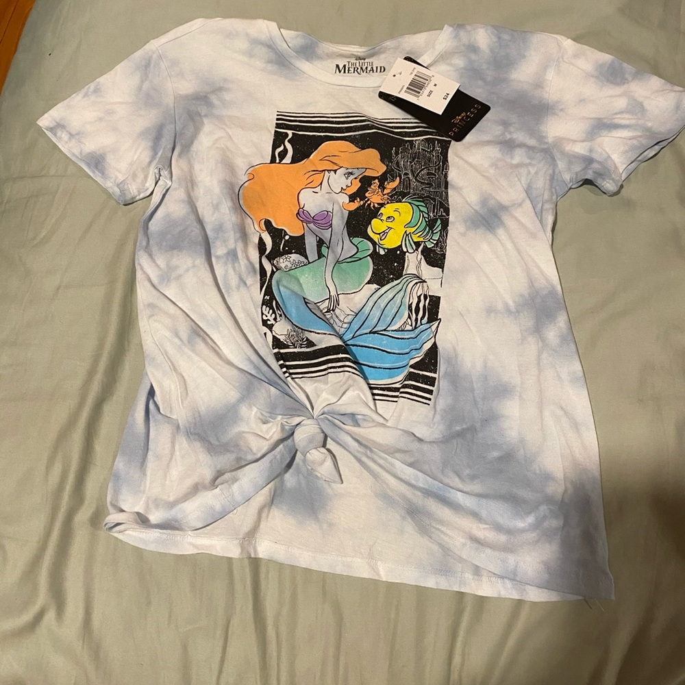 Disney Little Mermaid Tie Dye Tshirt
